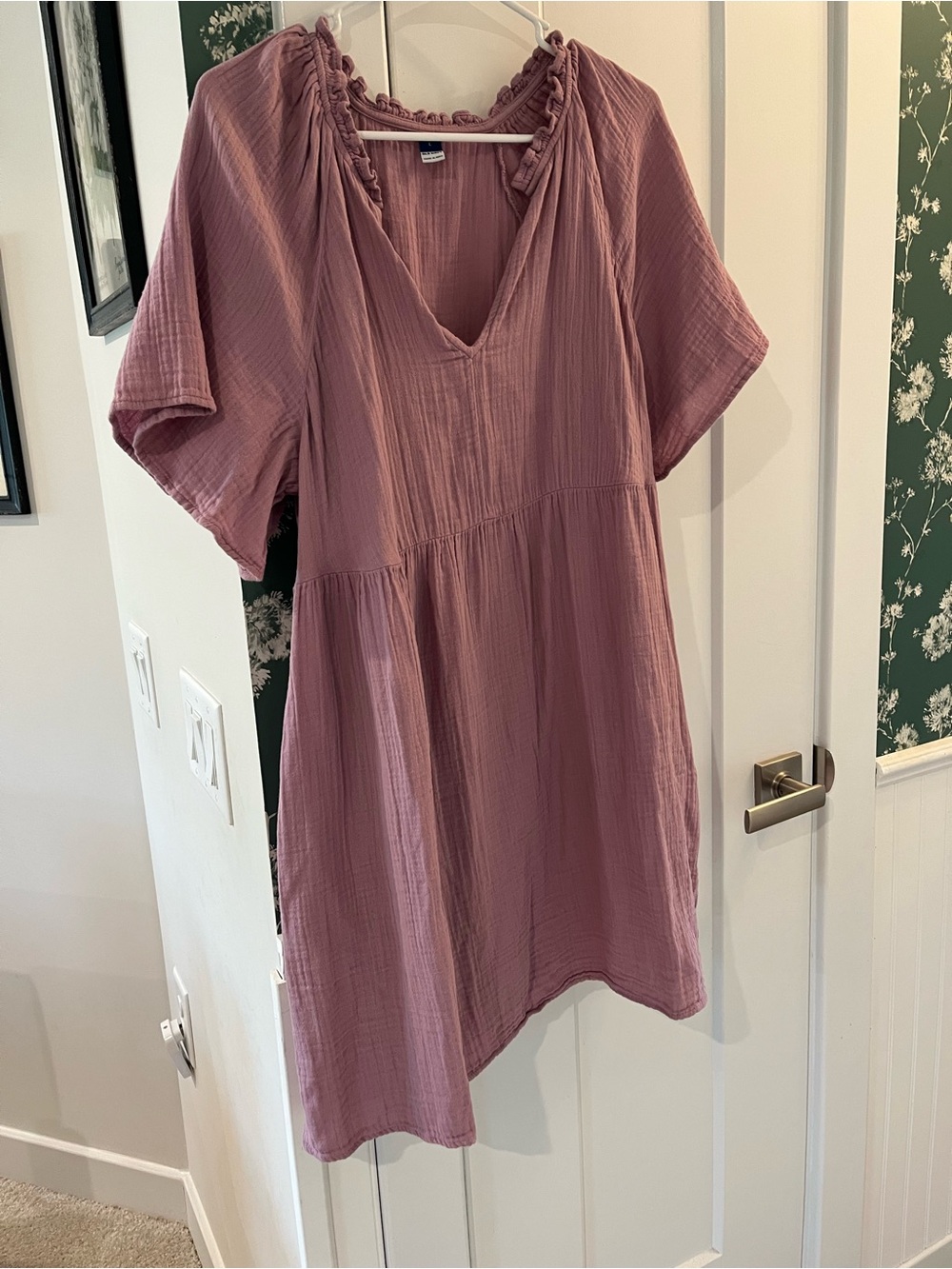 Old Navy Lavender V-Neck Babydoll Tunic